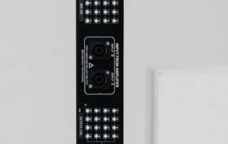 Back view of Zero-Ohm unit showing connections